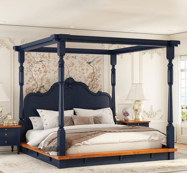 Florence Premium Poster Bed in PU Polish