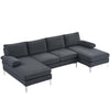 Memo Premium U Shape Sectional Sofa in Suede