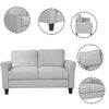 Homely Luxury Sofa Set in Suede