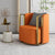 Hexa Luxury Accent Chair In Suede