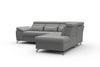 Givo Premium Sectional Sofa in Suede