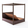 Casper Luxury Poster Bed in Suede