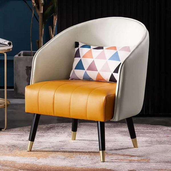 Dexter Luxury Accent Chair In Leatherette