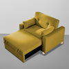 Jazz Luxury 1 Seater Sofa Cum Bed In Suede