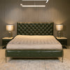 Xylo Premium Antique Upholstered Bed in Leatherette