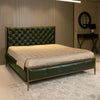 Xylo Premium Antique Upholstered Bed in Leatherette