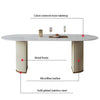 Ammy Premium Dinning Table Set In PU Polish