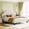 Casper Luxury Upholstered Bed Without Storage in Suede