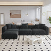 Maxo Premium Sectional Sofa in Suede