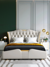 Bixo Luxury Upholstered Bed in Leatherette