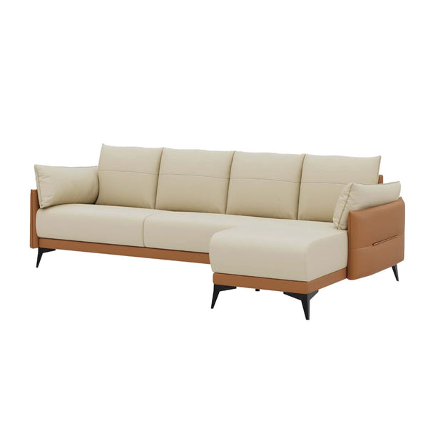 Kosmo Luxury Sectional Sofa in Leatherette