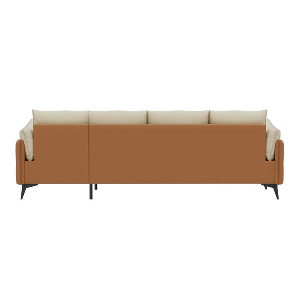 Kosmo Luxury Sectional Sofa in Leatherette