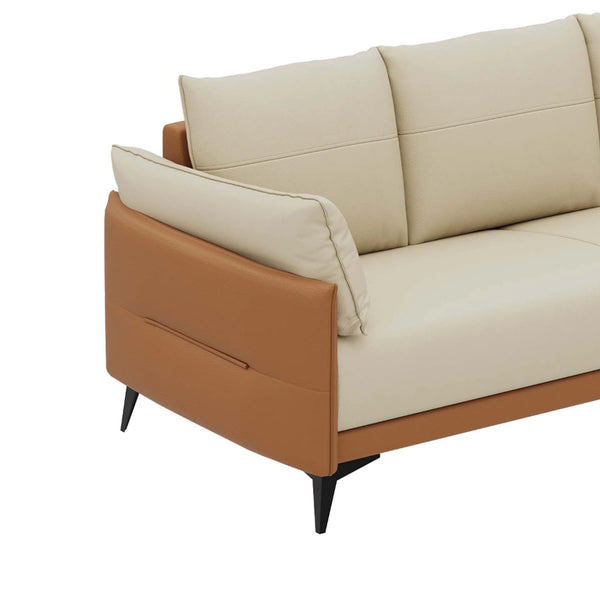 Kosmo Luxury Sectional Sofa in Leatherette