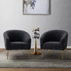 Mario Premium Accent Chair In Brooklyn Fabric