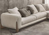 Aahed Premium Sectional Sofa in Brooklyn Fabric - Oak Inside