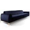 Allure Premium Sofa Set in Suede - Oak Inside