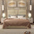 American Luxury Upholstered Bed in Suede - Oak Inside