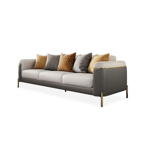 Bicco Luxury Sofa Set in Leatherette