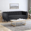 Bobran Luxury Mid - Century Sofa In Suede - Oak Inside