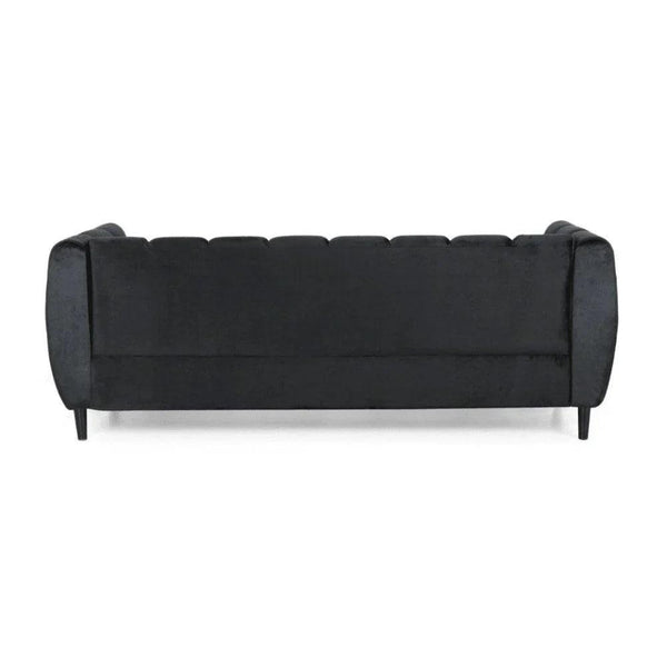 Bobran Luxury Mid - Century Sofa In Suede - Oak Inside