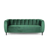 Bobran Luxury Mid - Century Sofa In Suede - Oak Inside