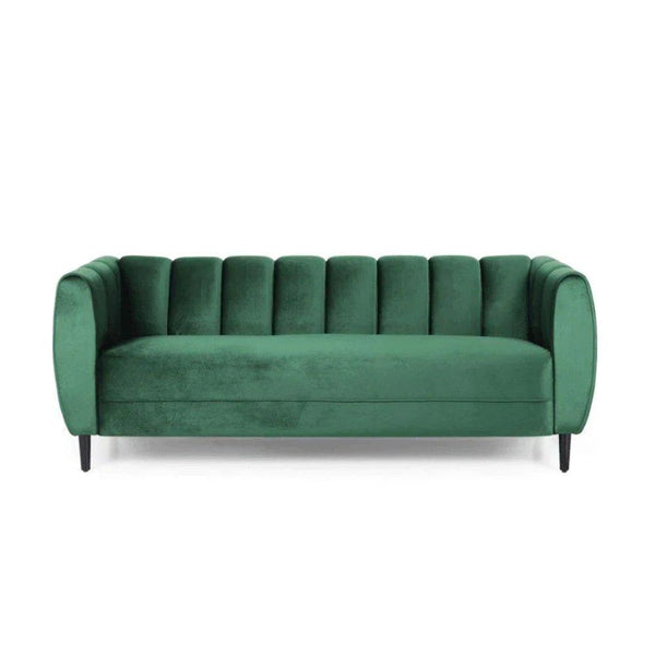 Bobran Luxury Mid - Century Sofa In Suede - Oak Inside