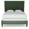 Bosco Quilt Luxury Upholstered Bed Without Storage In Suede - Oak Inside