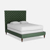 Bosco Quilt Luxury Upholstered Bed Without Storage In Suede - Oak Inside