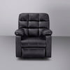 Bosco Upholstered 1 Seater Recliner In Leatherette - Oak Inside