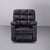 Bosco Upholstered 1 Seater Recliner In Leatherette - Oak Inside