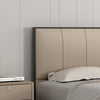 Bravo Luxury Upholstered Bed in Leatherette - Oak Inside