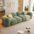 Bumble Bee Premium Sofa Set in Suede - Oak Inside