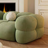 Bumble Bee Premium Sofa Set in Suede - Oak Inside