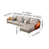 Crisp Luxury Sectional Sofa in Leatherette