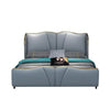 Dexter Luxury Upholstered Bed in Leatherette - Oak Inside