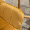 Dolcy Luxury Accent Chair In Suede - Oak Inside