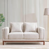 Dubai Pro Luxury Mid - Century Sofa In Cotton - Oak Inside