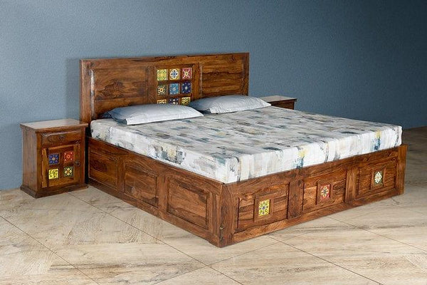 Kadam Luxury Sheesham Wooden Bed