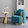 Hexa Luxury Accent Chair In Suede