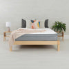 Feather well Mattress In Bonded Foam 10" - Oak Inside