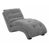 Flex Luxury Lounger in Suede - Oak Inside