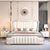 Galaxy Luxury Upholstered Bed in Leatherette - Oak Inside