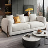 Galaxy Pro Luxury Sofa Set in Brooklyn Cloth - Oak Inside