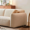 Go Pro Leon Luxury Mid - Century Sofa In Suede - Oak Inside