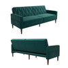 Hickup Luxury Sofa Set in Leatherette - Oak Inside