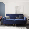 Honbay Luxury Mid - Century Sofa In Suede - Oak Inside