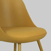 Icon Dining Chair In Leatherette - Oak Inside