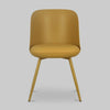 Icon Dining Chair In Leatherette - Oak Inside