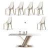 Iconic Premium Dinning Table Set In Stainless Steel 304 - Oak Inside