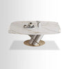 Iconic Premium Dinning Table Set In Stainless Steel 304 - Oak Inside